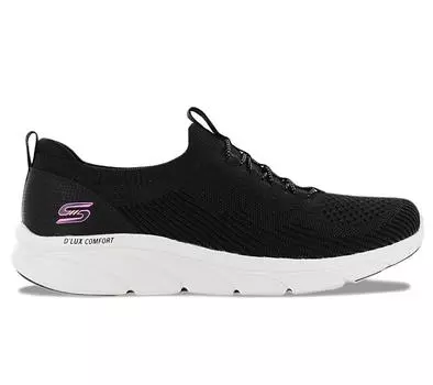 Skechers D Lux Comfort - Бонусный приз - Relaxed Fit - Женская обувь Черный 104335-BKW Кроссовки Спортивная обувь ORIGINAL
