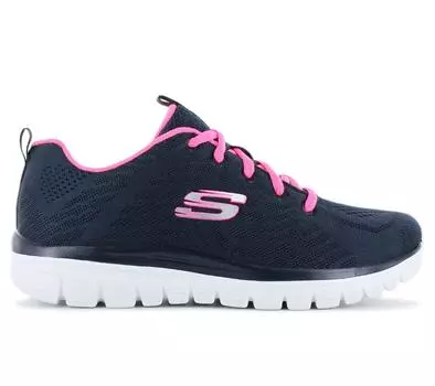 Skechers Graceful - Get Connected - Женская обувь Синий 12615-NVHP Кроссовки Спортивная обувь ORIGINAL