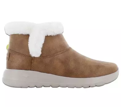 Skechers On the GO Joy - Endeavour - Женские зимние ботинки на подкладке коричневого цвета 144013-CSNT Ботинки Обувь ОРИГИНАЛ