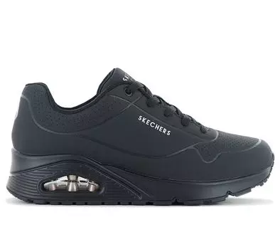 Skechers Uno - Stand on Air - Женские кроссовки черные 73690-BBK ОРИГИНАЛ EU 37.5 UK 4.5 чёрный