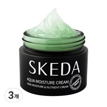 Skeda Aqua Moisture Moisturizing Cream, 50g, 3 units