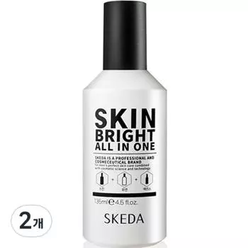 Skeda Skin Bright All-in-One, 135мл, 2 шт, лучшая мужская косметика Кореи