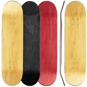 Скейтборд Elite Blank Deck скейтборд Wood Grain Plain 1 Ого! (7.5 Натуральный, шт.)
