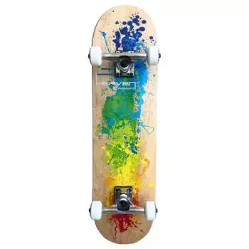 Скейтборд HEAVEN SKATEBOARD Скейтборд Полный продукт Витамин HEAVEN PERFECT VITAMIN SKATE COMPLETE INSPIRE Надежный размер для начинающих и продвинутых