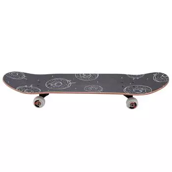Скейтборд PUENTE Double Rocker Professional 4 Wheel Brush Street Maple Long Skate Board
