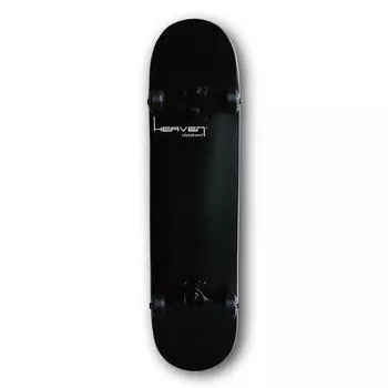 Скейтборд Vitamin HEAVEN PERFECT VITAMIN SKATE COMPLETE Надежный размер для начинающих и продвинутых пользователей Размер Canadian Maple Skateboard Complete чёрный