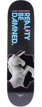 Скейтбордная доска ALIEN WORKSHOP UNI BLACK x Скейтборд KTC/RBD (8.25 32.25) чёрный