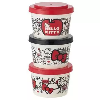 Скейтер Hello Kitty Ribbon 3-х уровневый круглый контейнер SIJ3, популярный персонаж в Корее