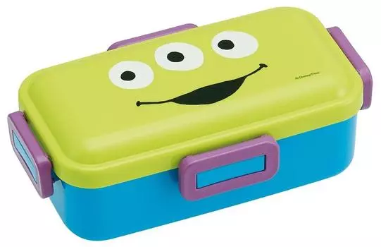 Скейтер пушистая крышка-купол Bento Box 530 мл Alien Face Disney Сделано в Японии PFLB6