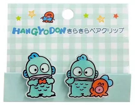 Скейтер Sanrio Sparkling Pair Clip Hangyodon SR-0066HG