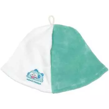 скейтер впитывающая воду быстросохнущая шапочка для сауны окружность головы 64 см полотенце для сушки волос hangyodon funyumaru sanrio bsht1-a