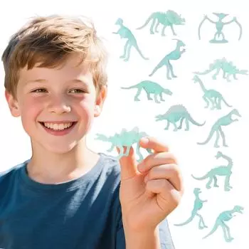 Скелет динозавра Игрушки для разминания для удовольствия и снятия стресса One Size синий