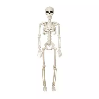 Скелет украшения на Хэллоуин 40 см Подвижные забавные реалистичные пластиковые скелеты для дома с привидениями кладбище сцены реквизит для вечеринки