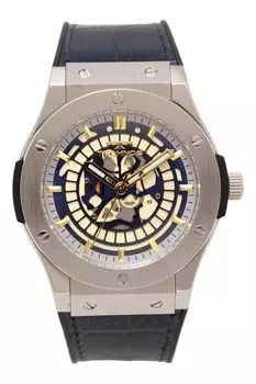Skeleton Watch T6B55SN Blue [Technos] Men s синий