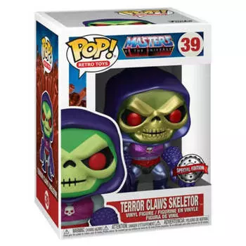 Скелетор с Terror Claws Metallic Эксклюзивный американский поп! винил
