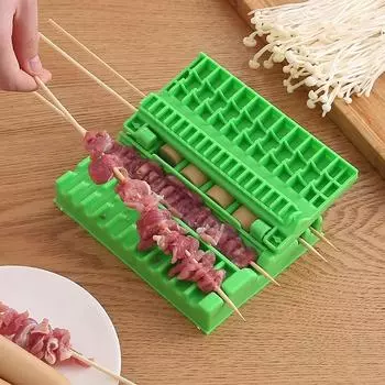Skewer Быстрая машина для приготовления шампуров Удобный шампур для мяса Шашлык для говядины и баранины Автоматический шампур для барбекю