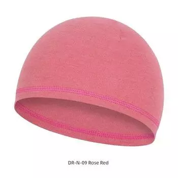 Ski Cold Hat Outdoor Sports Cycling Grab Helmet. Lining Rui Hat Heattech Fleece Hat Cross-Border Small Hat Hiking DR-N-09 Rose Red One size