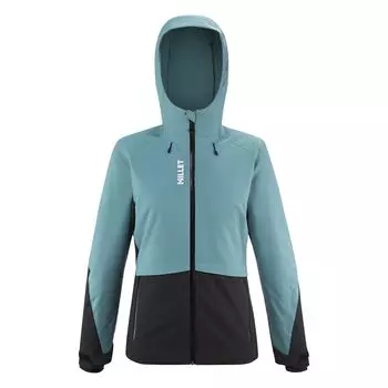 Ski Jacket Mona Jacket MIV10206 S [Millet] [Ladies] Hydro/Noir (NEW LOGO)
