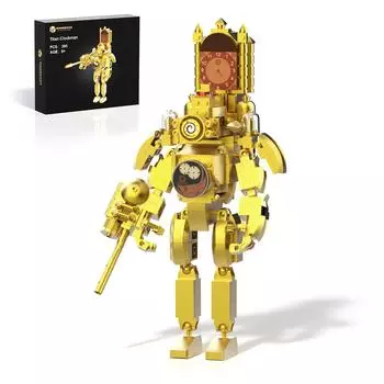 Skibidi Toilet Clockman Titan Building Sets Multiverse Series Merch Toys Figures Kit Christmas Ideal Gifts for Fans 395PCS