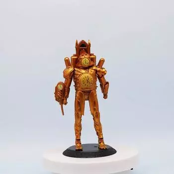 Skibidi Туалет Фигурку Игрушка Золотые Часы Титана Мужские Фигурки Модель ПВХ Кукла Детский Подарок