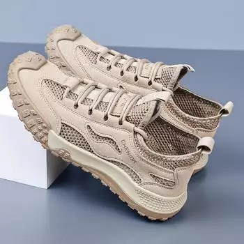 Скидка на мужскую обувь весна-осень, сетчатая дышащая и прочная спортивная обувь, классические высококачественные повседневные туфли, кроссовки 39