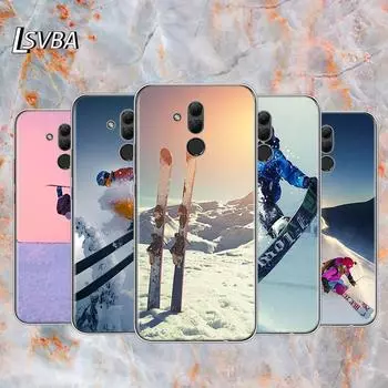 Лыжный снег сноуборд для Huawei Mate 40 30 20 20X 10 RS P Smart 2021 2020 ZS Pro Plus Lite 2019 чехол для телефона Mate 10 Lite