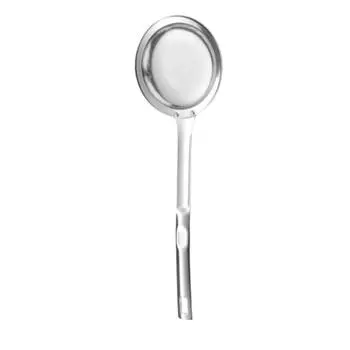 Скиммер для масла из нержавеющей стали с длинной ручкой, многоразовая ложка для фильтрации масла, кухонные гаджеты M