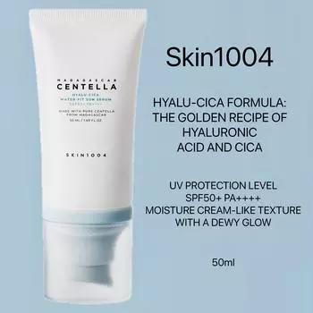 SKIN1004 Мадагаскарская центеллы Hyalu-Cica Water-Fit Солнцезащитная сыворотка SPF50+ PA++++ 50 мл Sun Serum 50ml