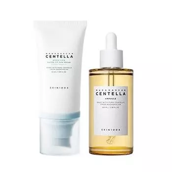 Skin1004 Специальный набор солнцезащитной сыворотки + ампулы