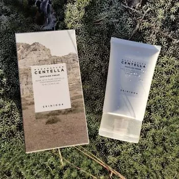 SKIN1004 Успокаивающий крем с мадагаскарской центеллой 75 мл, Восстанавливающий, Увлажняющий, KBeauty, Корейская косметика, пробник