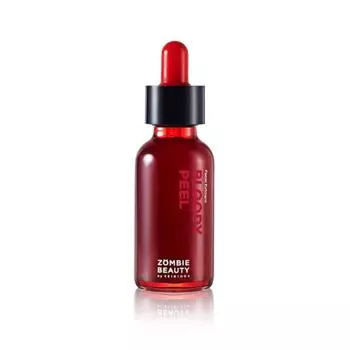 [SKIN1004] Zombie Beauty Bloody Peel 30 мл / 17% AHA раствор для пилинга, обеспечивает потрясающий эффект отшелушивания благодаря специальному домашнему уходу Bloody Peel (AHA 17%)