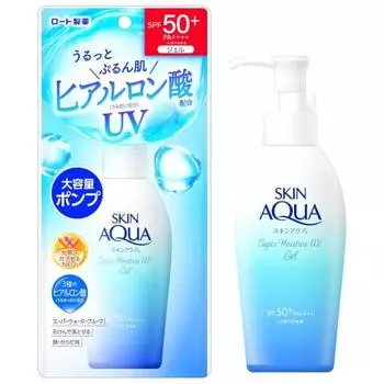Skin Aqua 50+ UV Super Moisture Gel большой емкости с дозатором, солнцезащитный крем без запаха, 1 шт. (х 1)