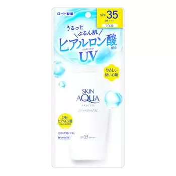 Skin Aqua Moisture UV Gel 110 г с гиалуроновой кислотой SPF35 (УФ-кислота, безопасна для кожи, PA+++)