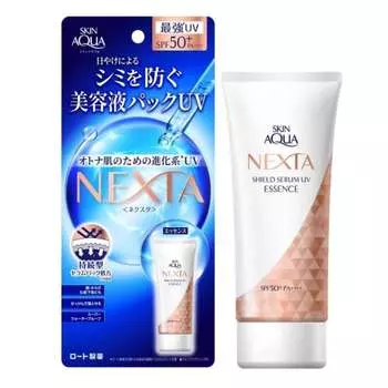 Skin Aqua NEXTA Shield Serum УФ-эссенция 70 г (8 видов ингредиентов сыворотки, производное витамина С, SPF50+ PA++++)