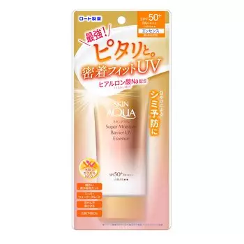 SKIN AQUA Super Moisture Barrier УФ-эссенция 70 г гиалуроновая плотно прилегающая супер (Содержит кислоту, УФ, SPF50+/PA++++, водостойкий)