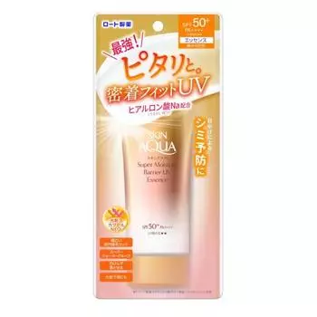 SKIN AQUA Super Moisture Barrier УФ-эссенция 70 г (Содержит гиалуроновую кислоту, плотно прилегает к УФ-фильтру, SPF50+/PA++++, суперводостойкий)