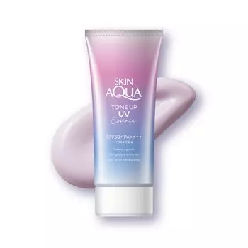 skin aqua Тонизирующий УФ-крем Солнцезащитный крем Повышенная прозрачность savon аромат Лаванда Сердцебиение SPF50+ PA++++