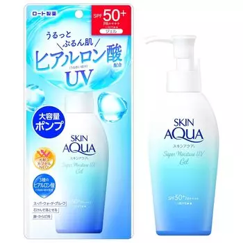 Skin Aqua UV Super Moisture Gel большой емкости с дозатором солнцезащитный крем без запаха 1 шт 50+ (х 1)