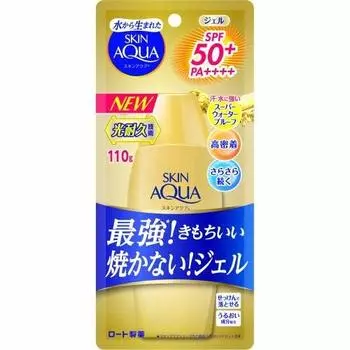 SKIN AQUA UV Super Moisture Gel Strongest Gold UV Sunscreen без запаха 110 г Набор из 3 шт.