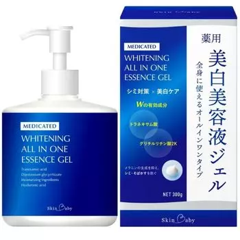 Skin Baby Отбеливающий сывороточный гель Транексамовая кислота Большая емкость помпы 300 г Для всего тела Лицо Тела Крем Сквалан Отбеливающий Пятна Увлажнение