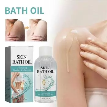 Масло для ванн для кожи такое мягкое, масло для ванн OSkin такое мягкое, увлажняет в сухом виде для женщин и мужчин 100 мл One Size