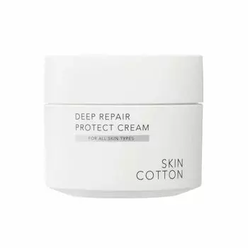 SKIN COTTON Rich Repair Protect Cream Cica Cream Высокоувлажняющий грубый сухой крем для кожи 100 г Без добавок Все в одном (х 1)