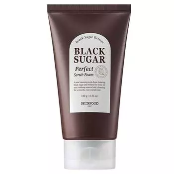 SKIN FOOD Black Sugar Perfect Пенка-скраб 180г