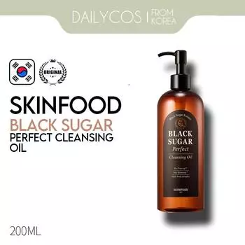 SKIN FOOD Масло для умывания Black Sugar Perfect Cleansing Oil 200мл
