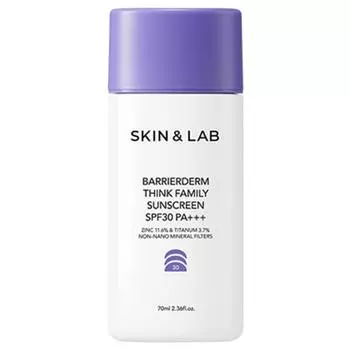 Skin&Lab Barrierderm Think Family Sunscreen, 70ml, 1 unit