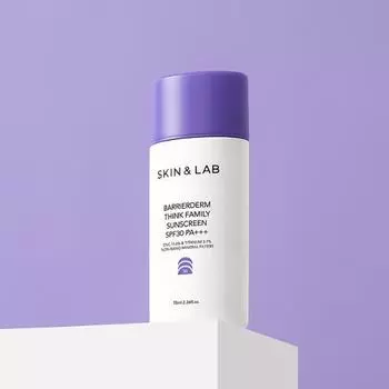 Skin&Lab Barrierderm Think Family Sunscreen 70мл, Корейский солнцезащитный крем