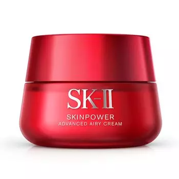 Skin Power Advanced Airy Cream Уход за кожей Красота Крем Эмульсия Увлажнение Старение Уход Упругость Блеск Легкая Текстура SKI SK2 SK2 80 г Оригинальный Продукт
