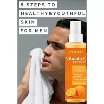 Skin Relief Spray - успокаивающий и восстанавливающий тоник для лица и тела, быстрое облегчение от угревой сыпи, экземы и покраснений с хлорноватистой кислотой для мужчин - 100 мл 100ML