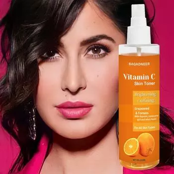 Skin Science Витамин С Тоник-спрей для кожи с эфирным маслом лимона, эфирным маслом апельсина с экстрактами лесного ореха и алоэ вера - для всех типов кожи 100 мл 100ML