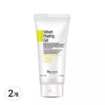 Skinderm skin care бархатный пилинг-гель, 150 мл, 2 шт.